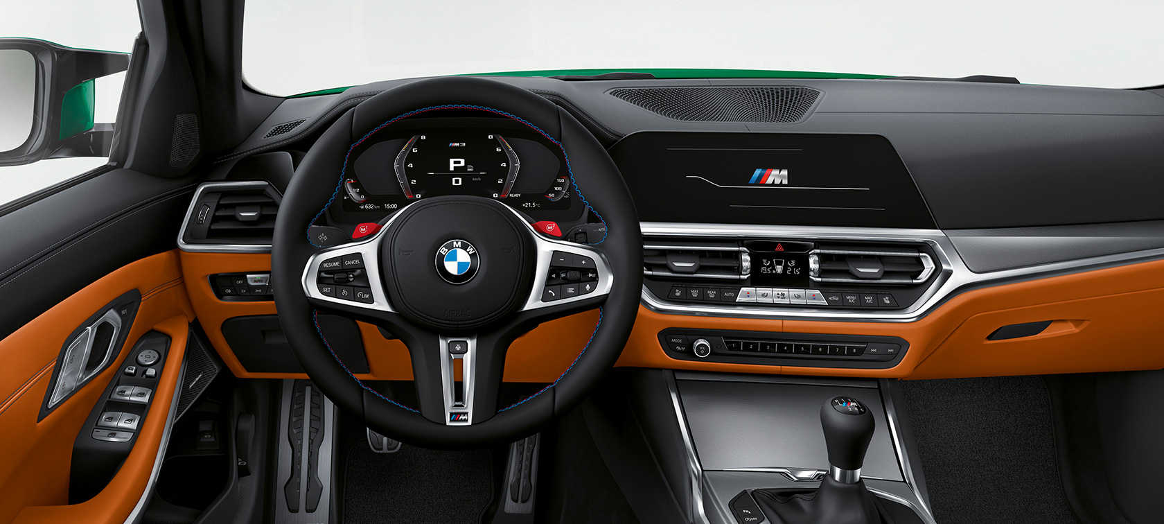 BMW M3 Sedán G80 2020 Puesto de conducción Interior